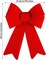 9 Pack Red Christmas Wreaths Bows 9 x 12 Inches Velvet Christmas Holiday Bows Xmas Embellishment Craft Bows for Christmas, Wedding Decor